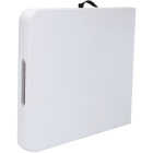 Lifetime 6 Ft. x 30 In. White Granite Light Commercial Fold-In-Half Table Image 5