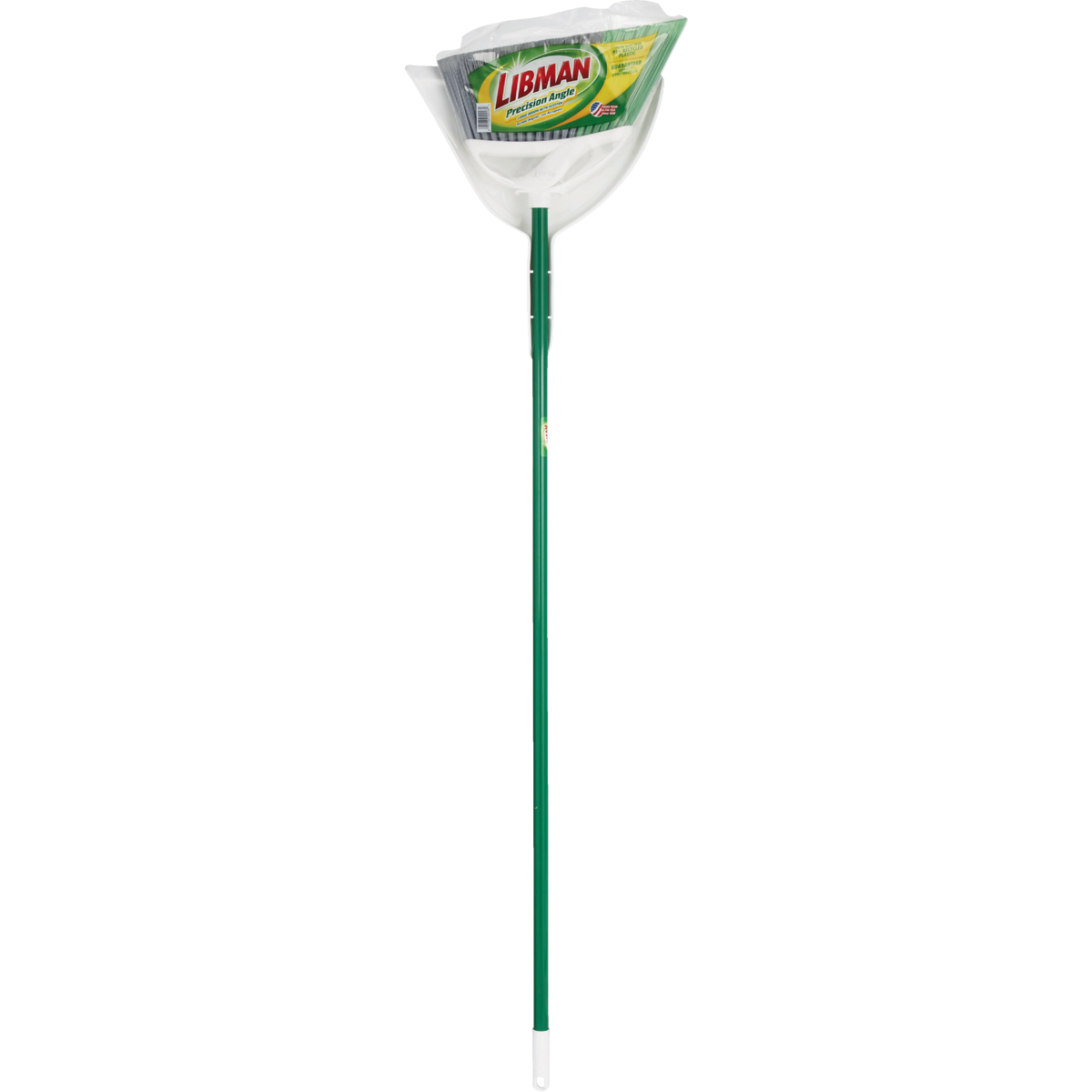 Libman 13 In. W. x 54 In. L. Steel Handle Large Precision Angle Broom with Dustpan Image 2