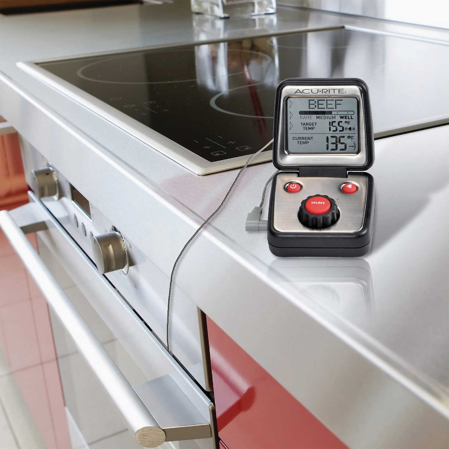 Acu-Rite Audible Digital Probe Cooking Kitchen Thermometer Image 2