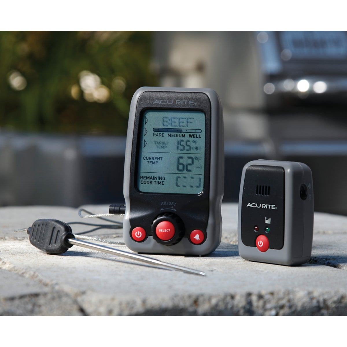 Acu-Rite Digital Probe Cooking Kitchen Thermometer with Pager Image 2