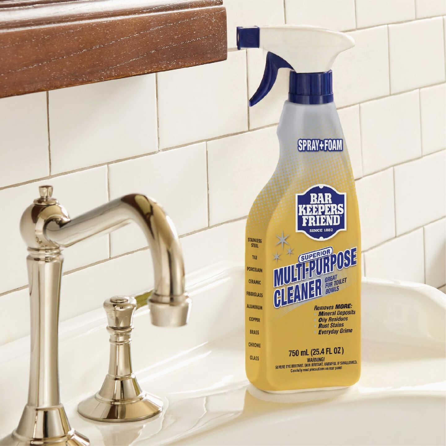 Bar Keepers Friend 25.4 Oz. Spray and Foam Multi-Purpose Cleaner Image 5