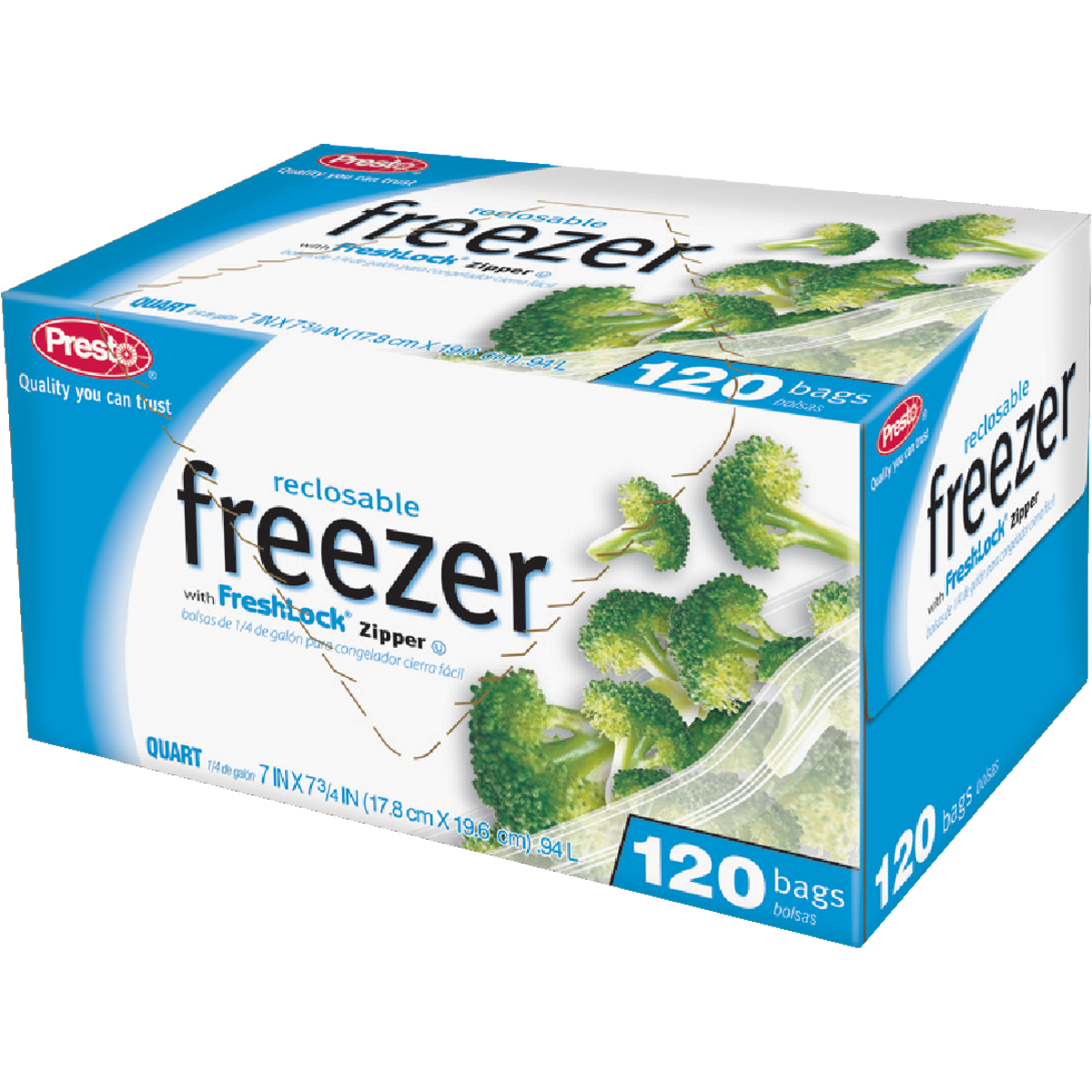 Presto 1 Qt. Reclosable Freezer Bag (120 Count) Image 1
