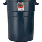 Rubbermaid Roughneck 32 Gal. Blue Trash Can with Lid Image 3