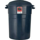 Rubbermaid Roughneck 32 Gal. Blue Trash Can with Lid Image 2