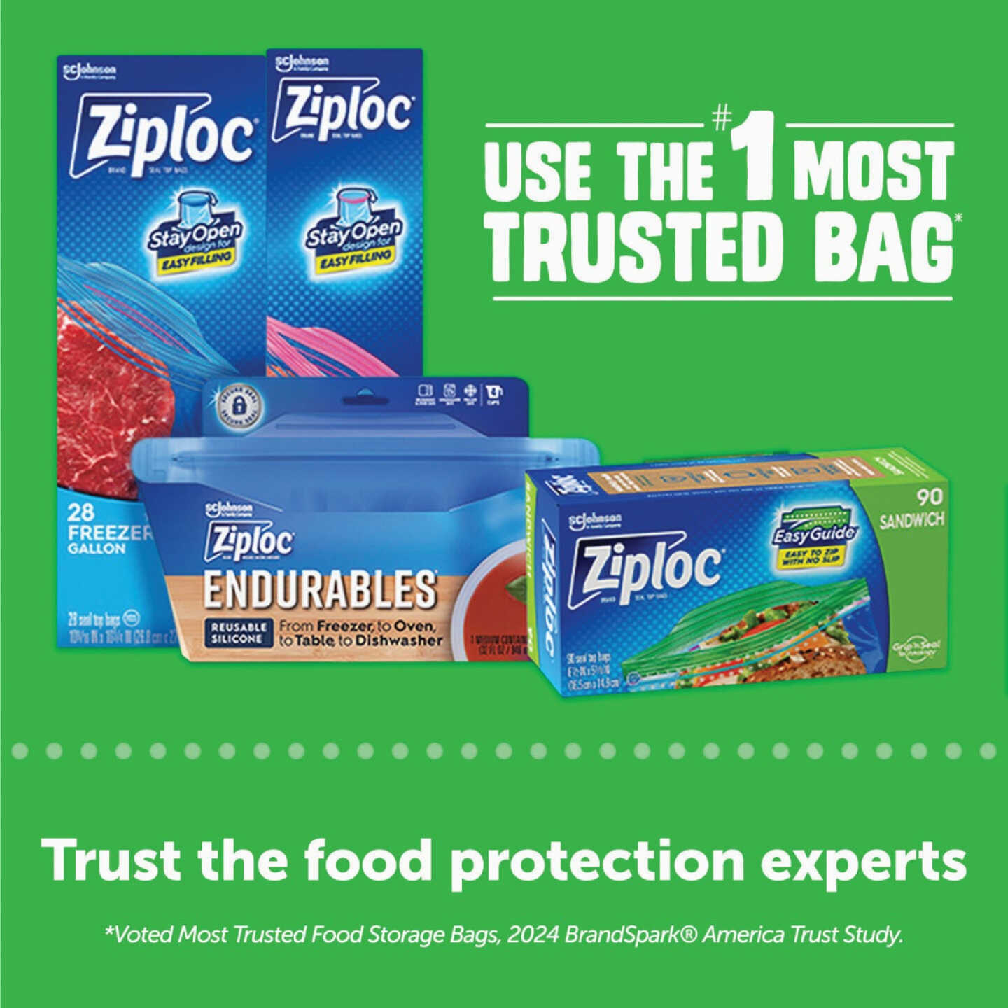 Ziploc Sandwich Food Storage Bag (105 Count) Image 6
