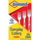 Diamond Heavy-Duty Plastic Forks (24-Count BX) Image 1