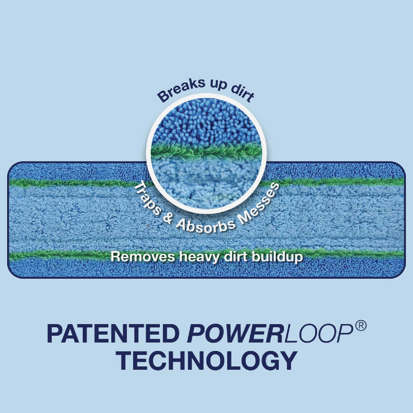 Bona PowerPlus 4 In. W. x 15 In. L. Microfiber Pad Mop Refill Image 7