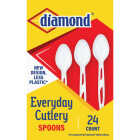 Diamond Heavy-Duty Plastic Spoons (24-Piece BX) Image 1