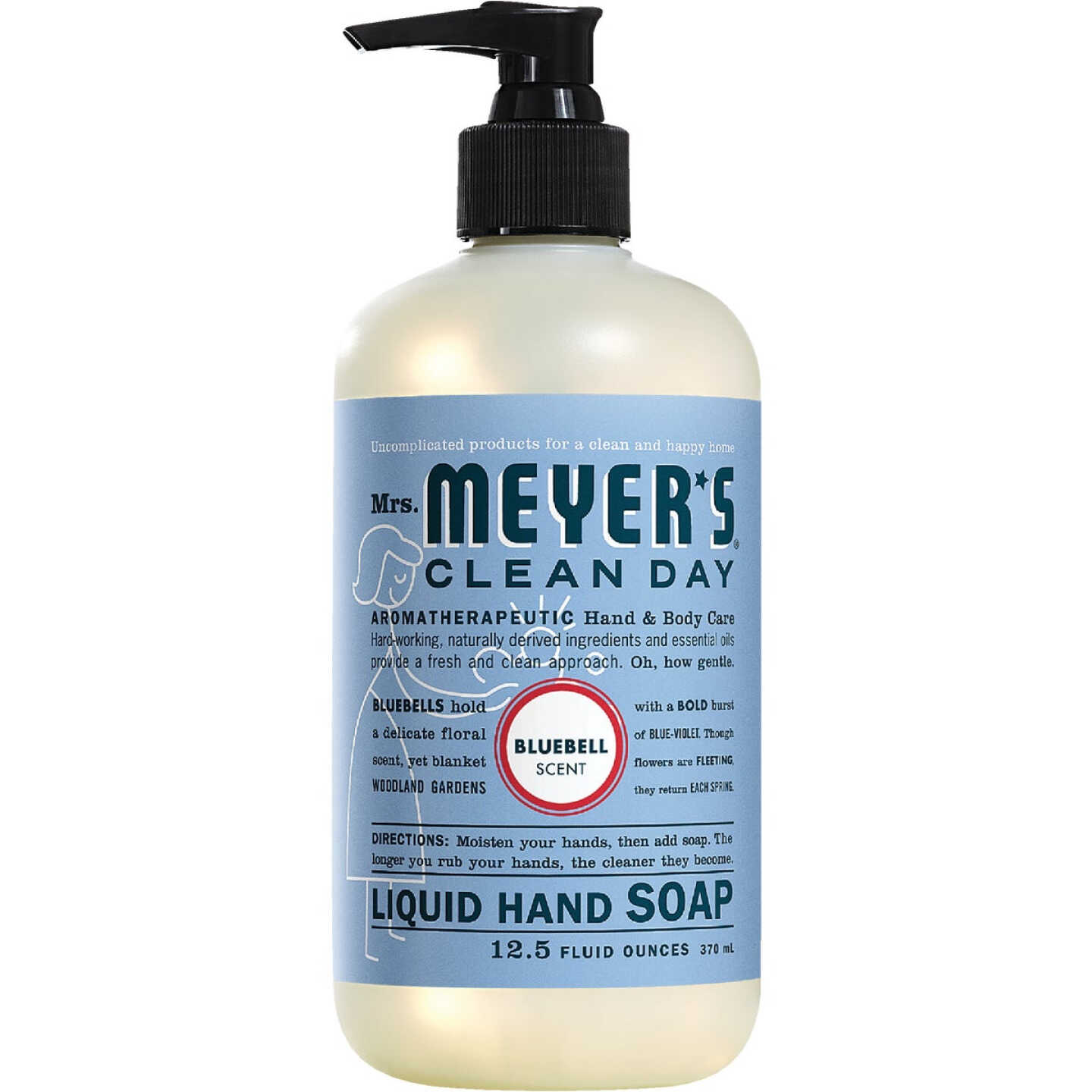 Mrs. Meyer's Clean Day 12.5 Oz. Blue Bell Liquid Hand Soap Image 1