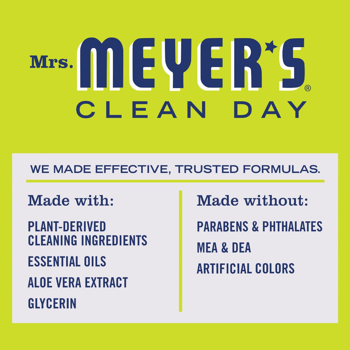 Mrs. Meyer's Clean Day 16 Oz. Bluebell Scent Liquid Dish Soap Image 2