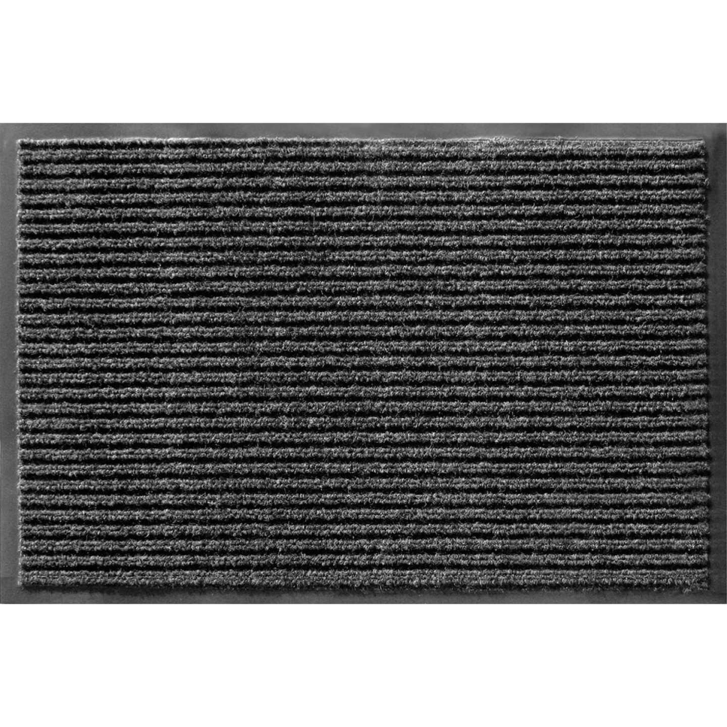 Apache Enviroback Pepper 24 In. x 36 In. Carpet/Recycled Rubber Door Mat Image 1