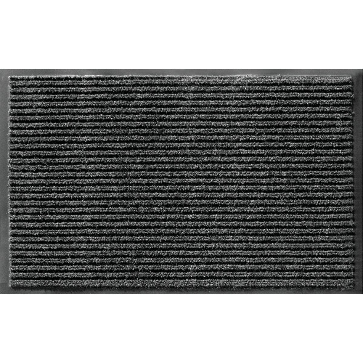 Apache Enviroback Onyx 36 In. x 60 In. Carpet/Recycled Rubber Door Mat
