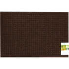 Apache Textures Walnut 24 In. x 36 In. Carpet/Recycled Rubber Door Mat Image 3