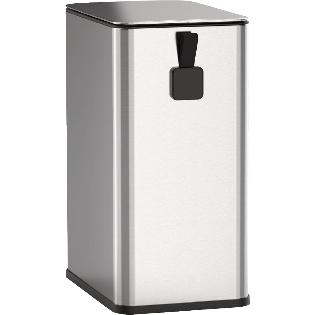 Ninestars 2.6 Gal. Slim Brushed Stainless Steel Pedal Trash Can Image 2