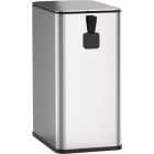 Ninestars 2.6 Gal. Slim Brushed Stainless Steel Pedal Trash Can Image 2