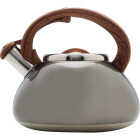 Primula Avalon 2.5 Qt. Gunmetal Stainless Steel Trigger Spout Stove Top Tea Kettle Image 1
