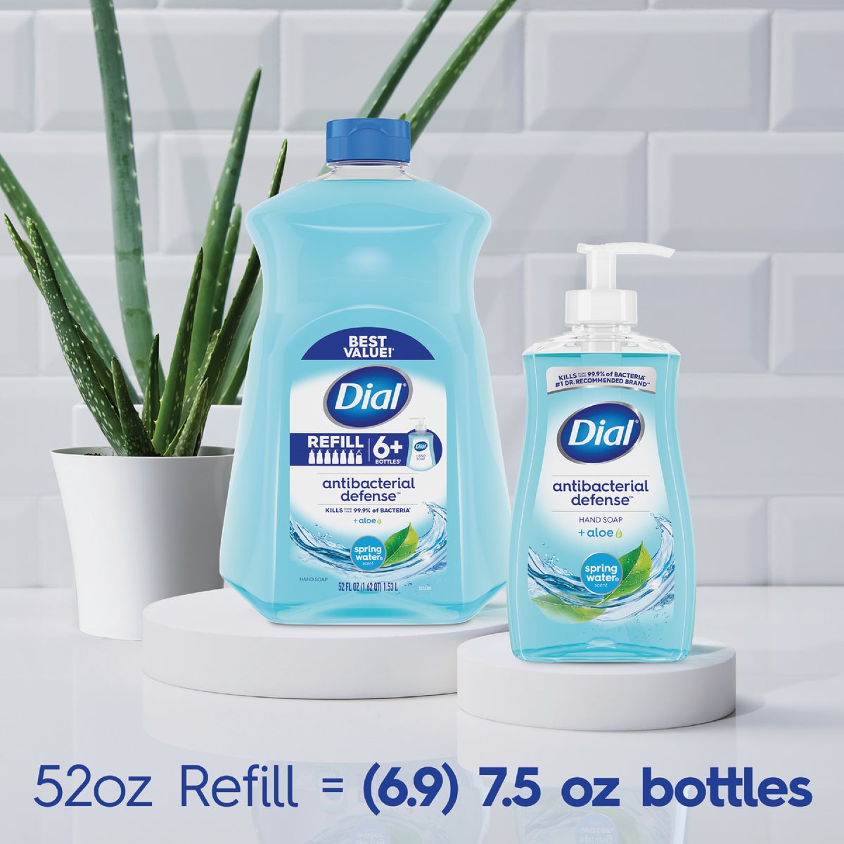 Dial Antibacterial Defense 11 Oz. Spring Water Liquid Hand Soap  Image 4