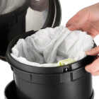 Ninestars 1.3 Gal. Foot Pedal Round Trash Can Image 3