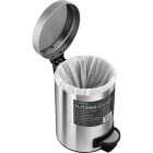 Ninestars 1.3 Gal. Foot Pedal Round Trash Can Image 5