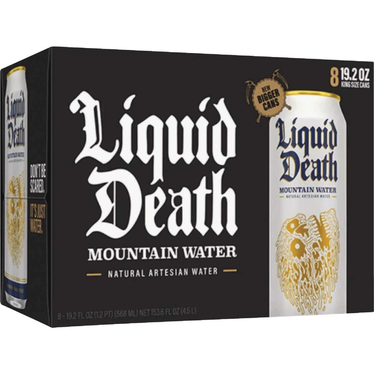 Liquid Death 19.2 Oz. 100% Mountain Water Image 2