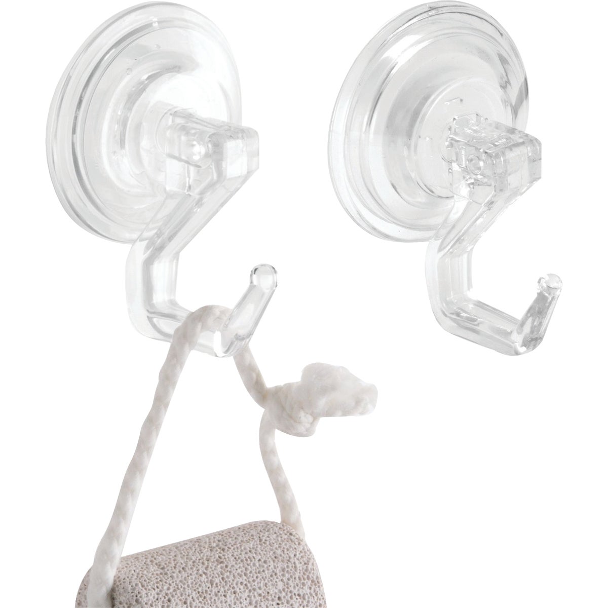 iDesign Power Lock Suction Shower Hook (2-Count) Image 2