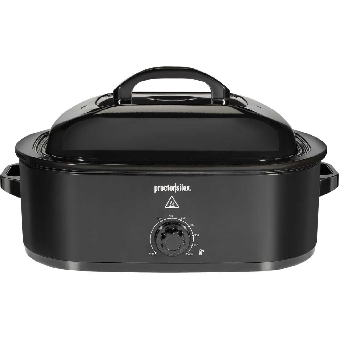 Proctor Silex 18 Qt. Black Electric Roaster With Self Basting Lid Image 1