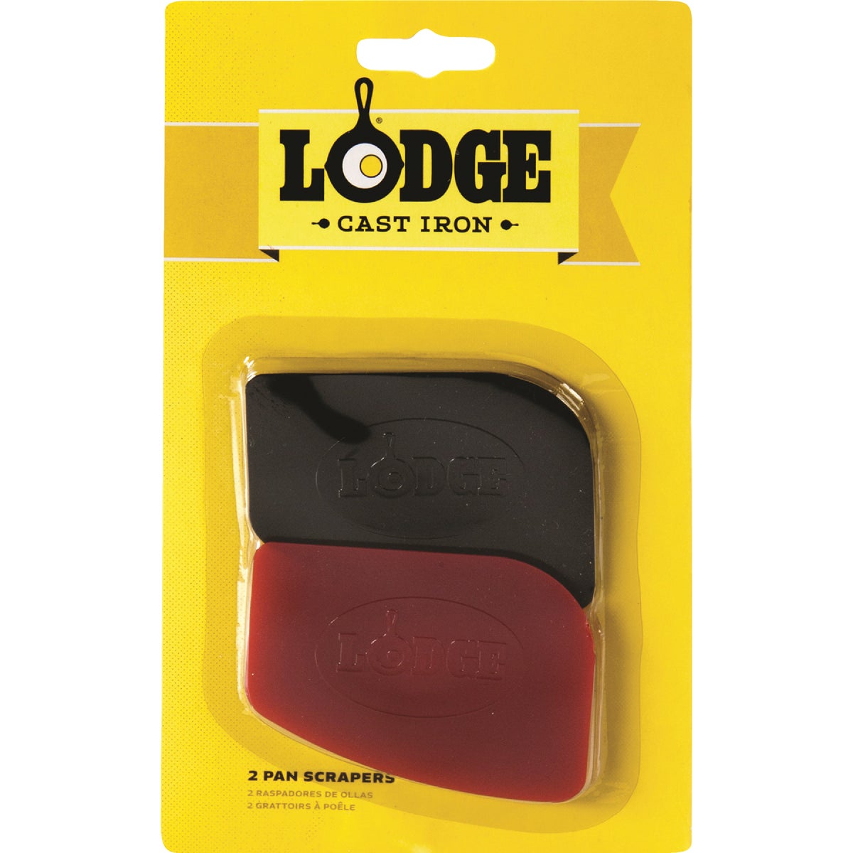 Lodge Pan Scraper Spatula Set (2-Piece) Image 1