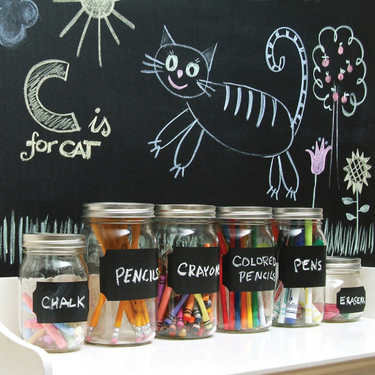 Con-Tact 18 In. x 6 Ft. Chalkboard Self-Adhesive Shelf Liner Image 2
