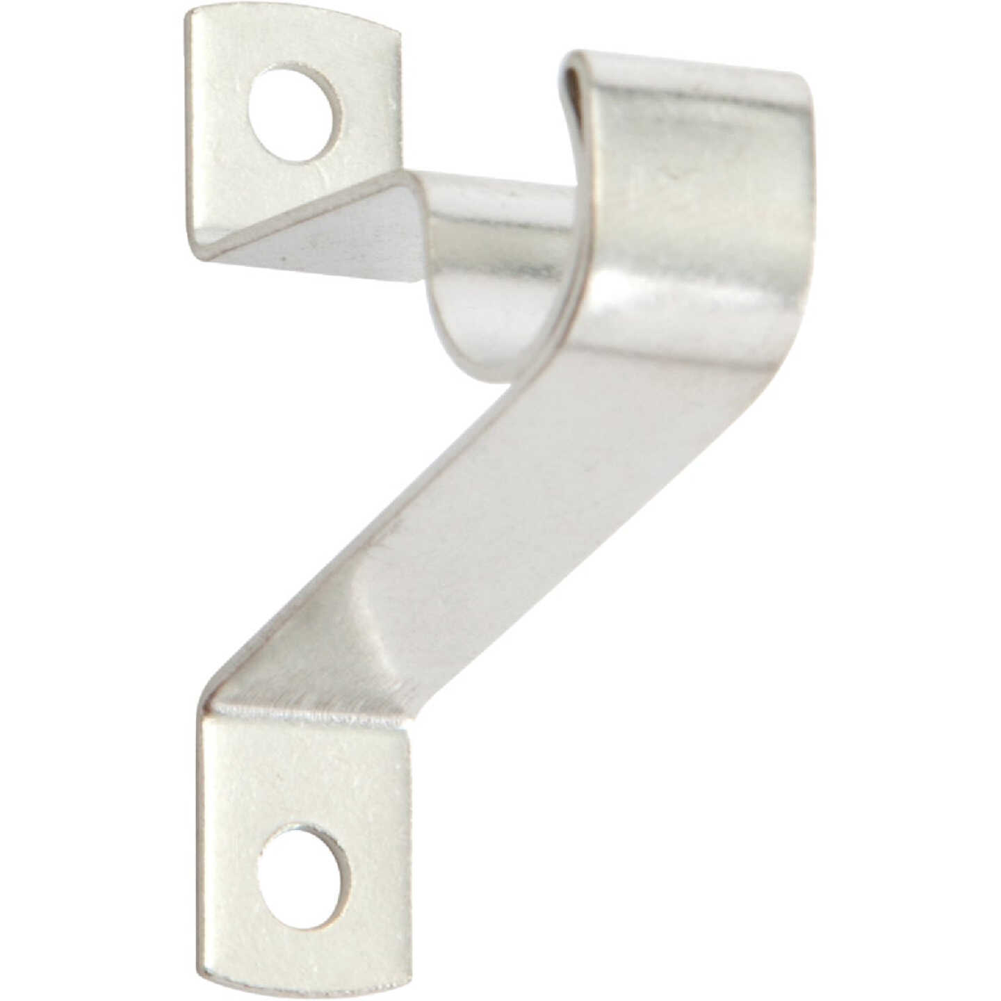 Kenney Silver 7/16 In. Cafe Rod Bracket (2-Pack) Image 1