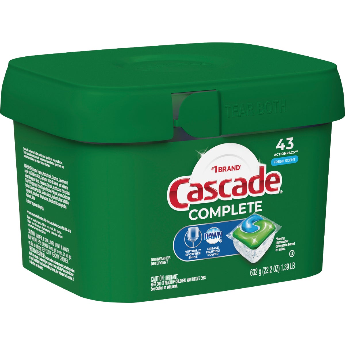 Cascade Complete Fresh Dishwasher Detergent Tabs (43 Count) Image 4