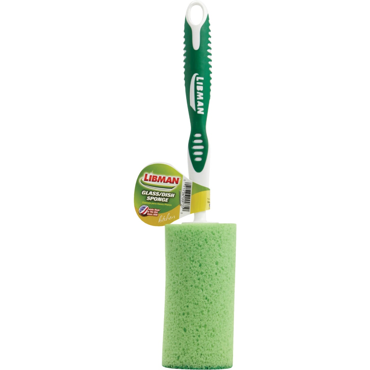 Libman 11.38 In. x 2.25 In. Green Glass & Dish Sponge Image 2