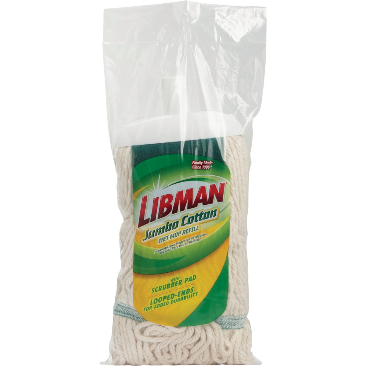 Libman 10.5 In. Cotton Jumbo Wet Mop Refill Image 2