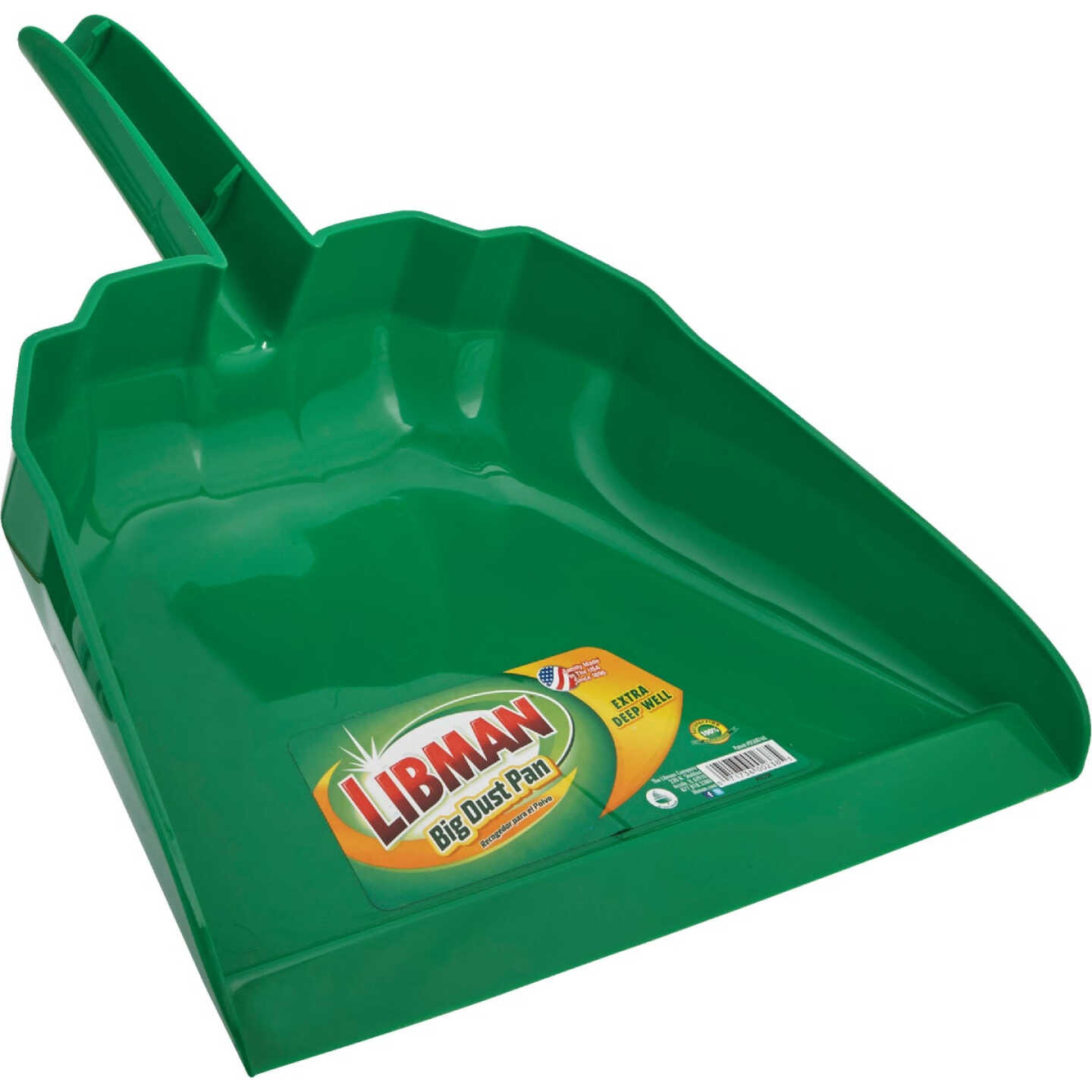 Libman 12 In. Green Poly Big Dust Pan Image 1