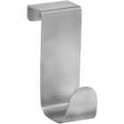 iDesign Forma Stainless Steel 1 In. W. x 3 In. H. x 2.25 In. D. Cabinet Hook Image 1