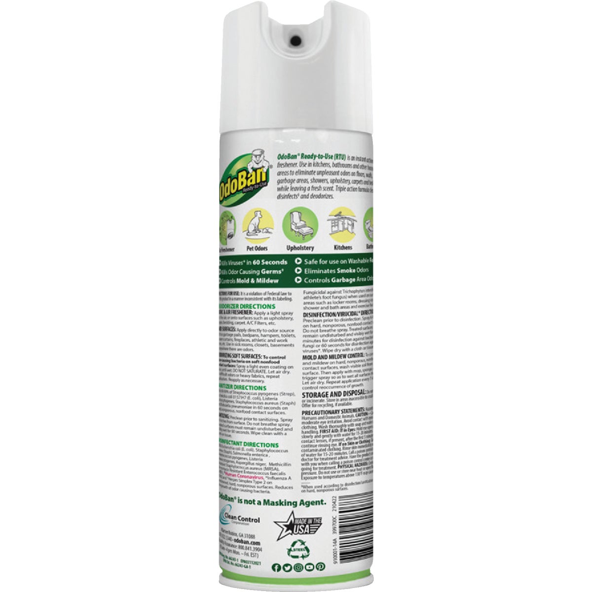OdoBan 14 Oz. Eucalyptus Fabric & Air Freshener Image 3