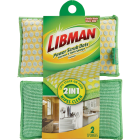 Libman 5 In. x 3 In. Yellow & Green Kitchen & Bath StayFresh Sponge (2-Count) Image 2