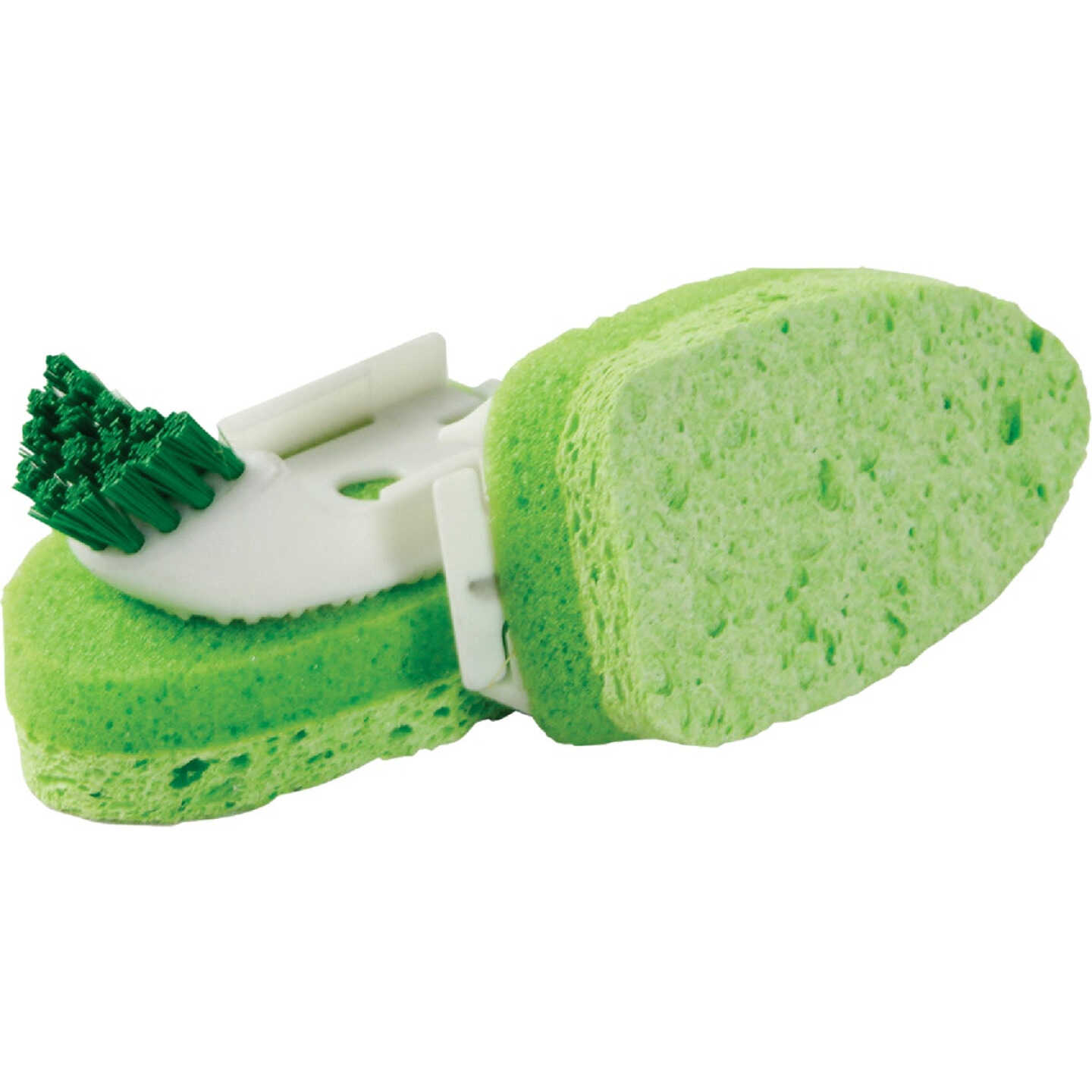 Libman Polypropylene & Recycled PET Soap Dispensing Brush Refill with Scraper(2-Pack) Image 1