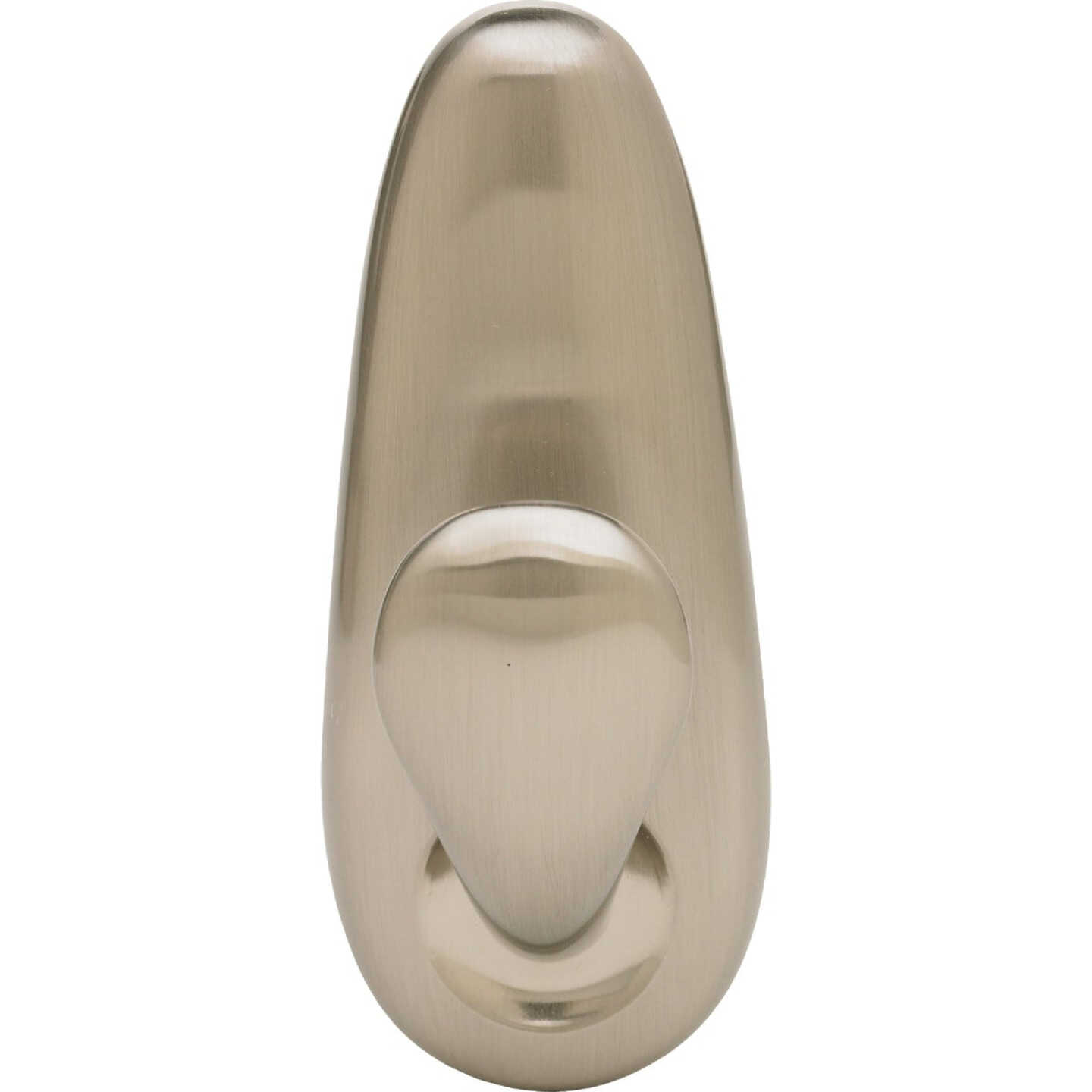 Command Large Forever Classic Hook, Brushed Nickel, 1 Hook, 2 Strips Image 3