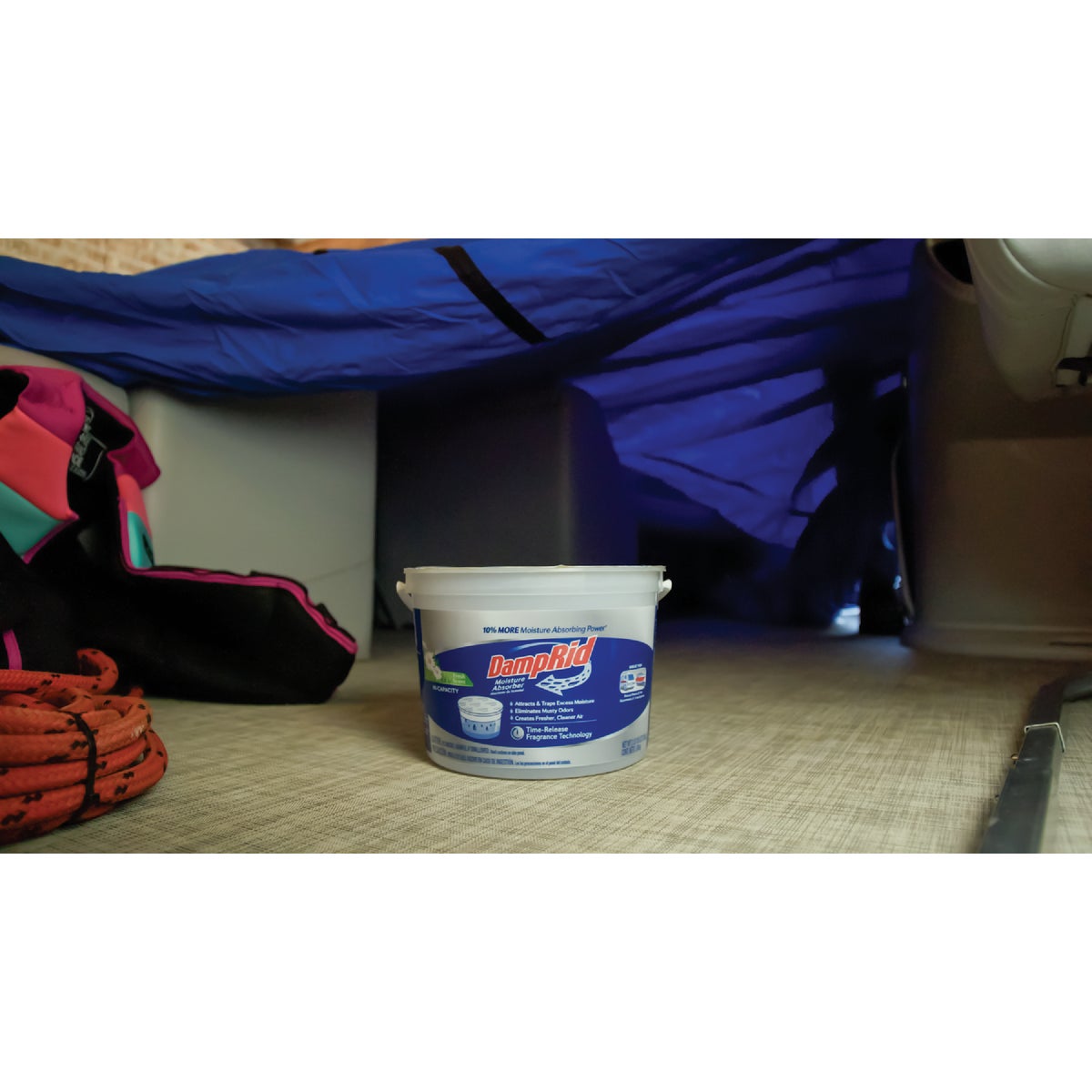 DampRid 2 Lb. 15.5 Oz Hi-Capacity Fresh Scent Moisture Absorber with Microban Image 2