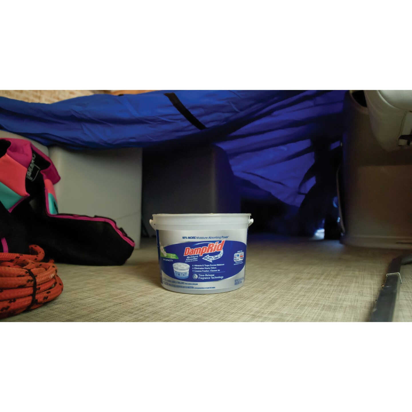 DampRid 2 Lb. 15.5 Oz Hi-Capacity Fresh Scent Moisture Absorber with Microban Image 2