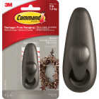 Command Medium Forever Classic Hook, Oil Rubbed Bronze, 1 Hook, 2 Strips Image 1