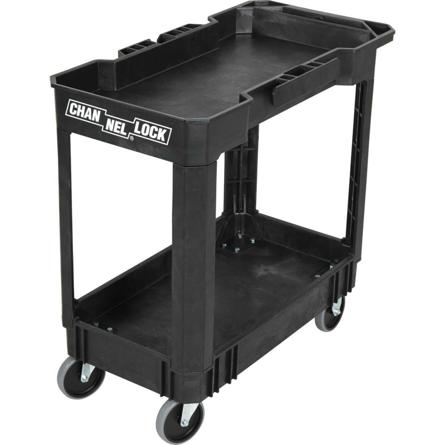 Channellock Heavy-Duty 240 Lb./Shelf Utility Cart Image 1