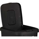 Hefty 13 Gal. Black Wastebasket with Lid Image 4
