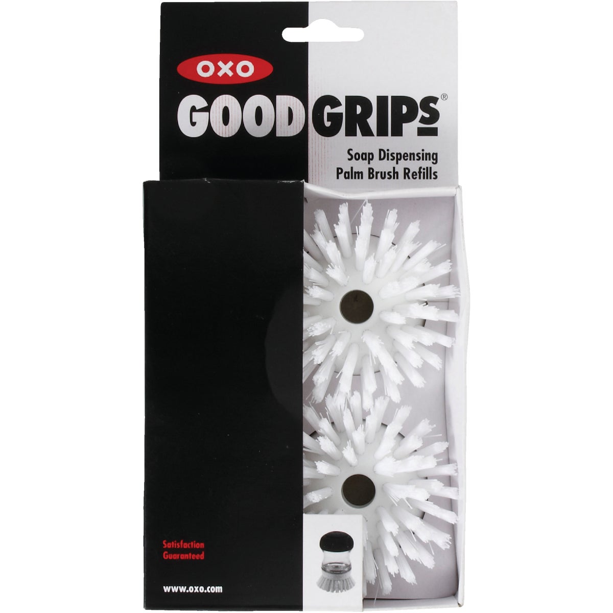 OXO Good Grips Palm Soap Dispensing Brush Refill, (2-Pack) Image 2
