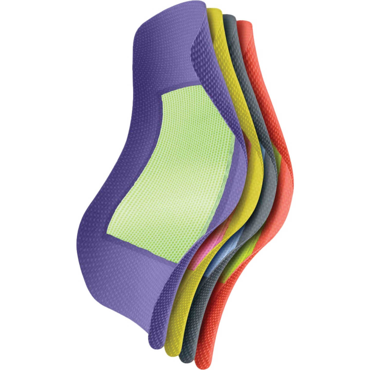 Curad Performance Series Antibacterial Bandages, XL, 2 In. x 4 In., Assorted Colors (10 Ct) Image 2