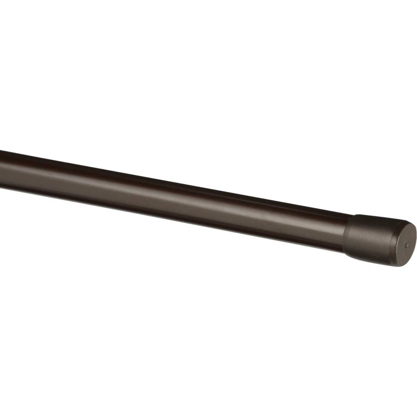 Kenney Carlisle 28 In. To 48 In. 5/8 In. Spring Tension Rod, Chocolate Image 1