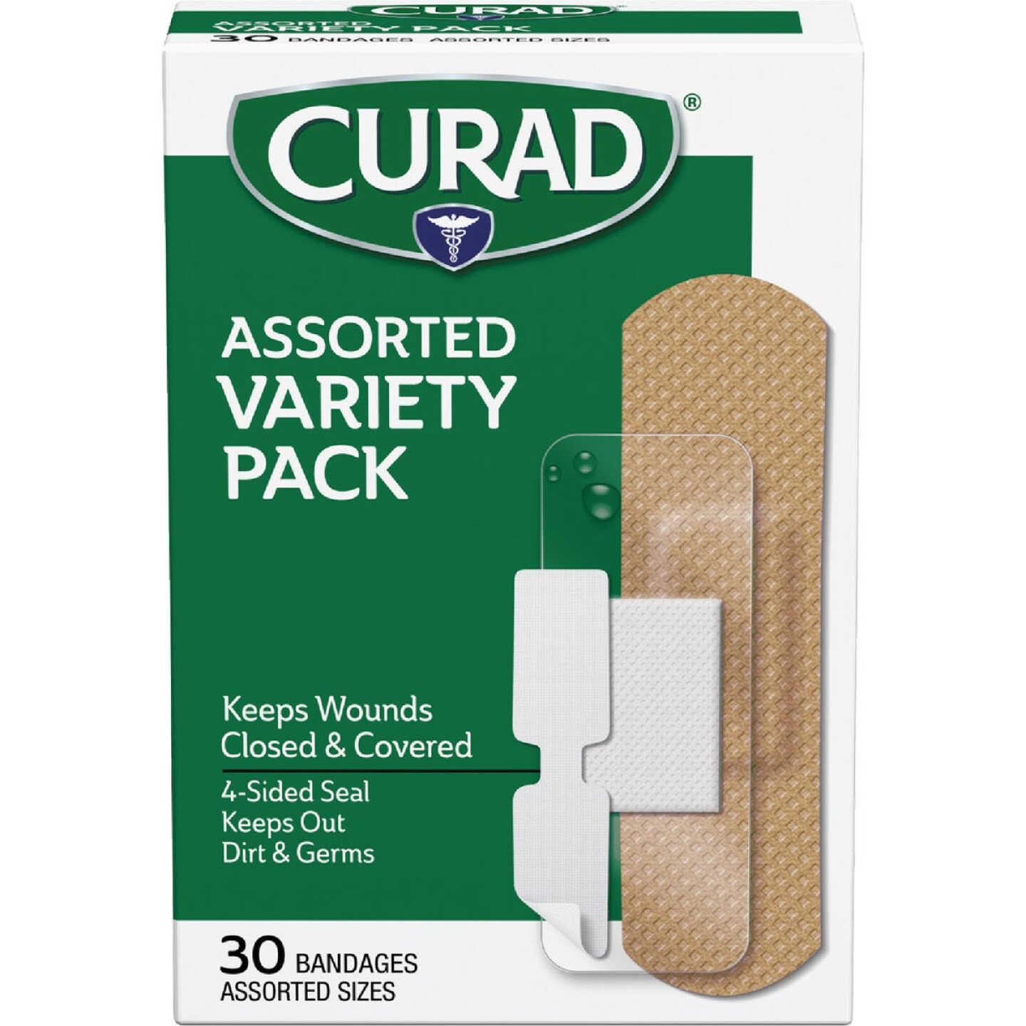 Curad Flex-Fabric Variety Pack Bandage (30-Count)650148 Image 1