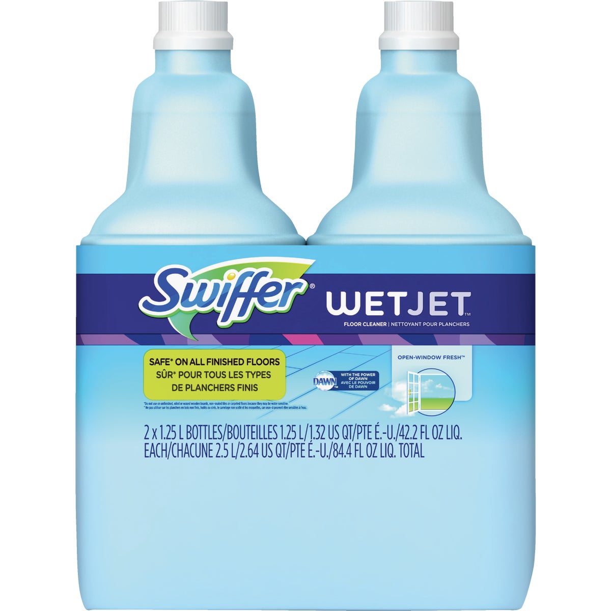 Swiffer WetJet 1.25 Liter Multi-Purpose Fresh Floor Cleaner (2-Pack) Image 1
