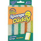 Sponge Daddy 4.5 In. x 2.7 In. Dual Sided Scrub Sponge (4-Count) Image 1
