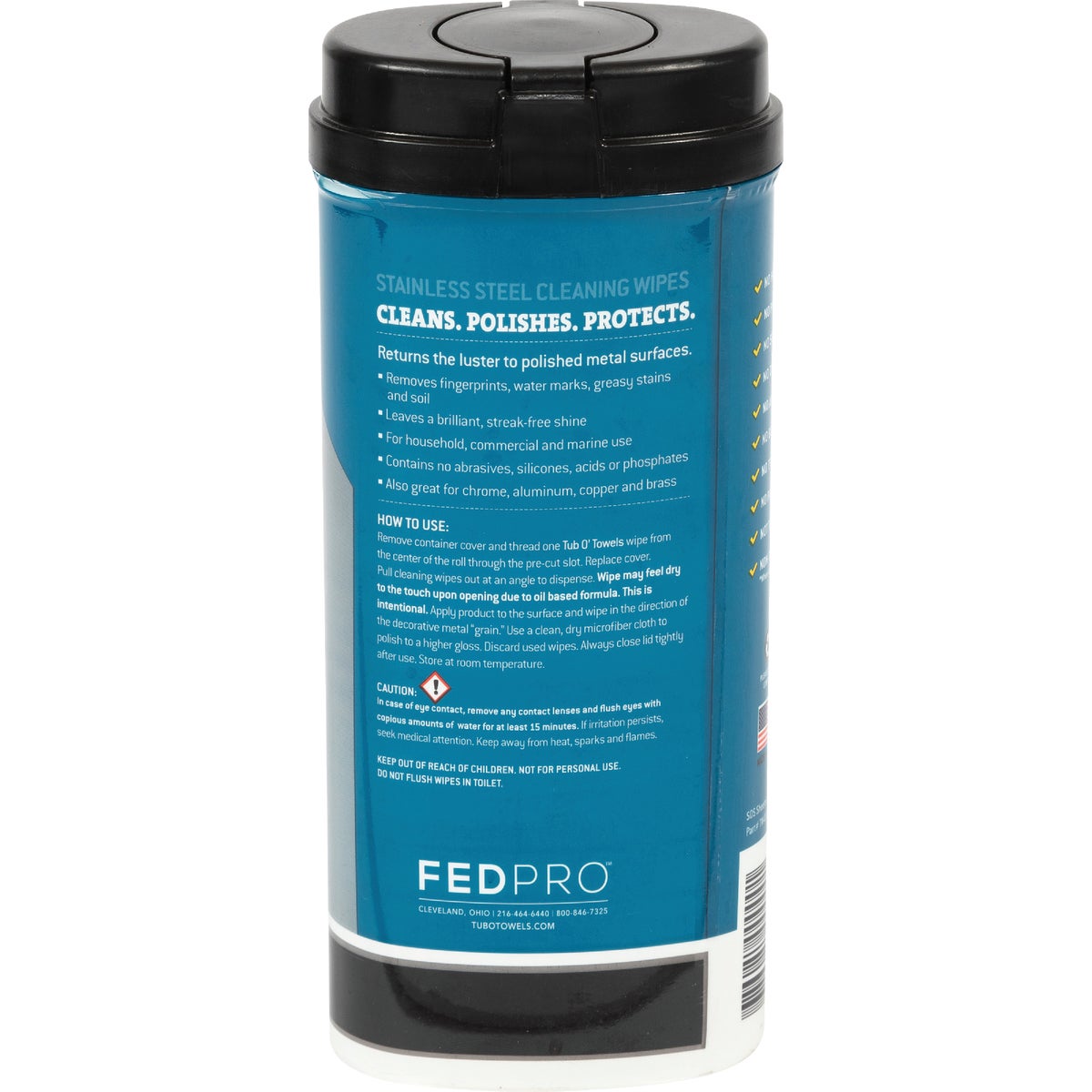 Tub O' Towels Stainless Steel Wipes (40-Count) Image 3